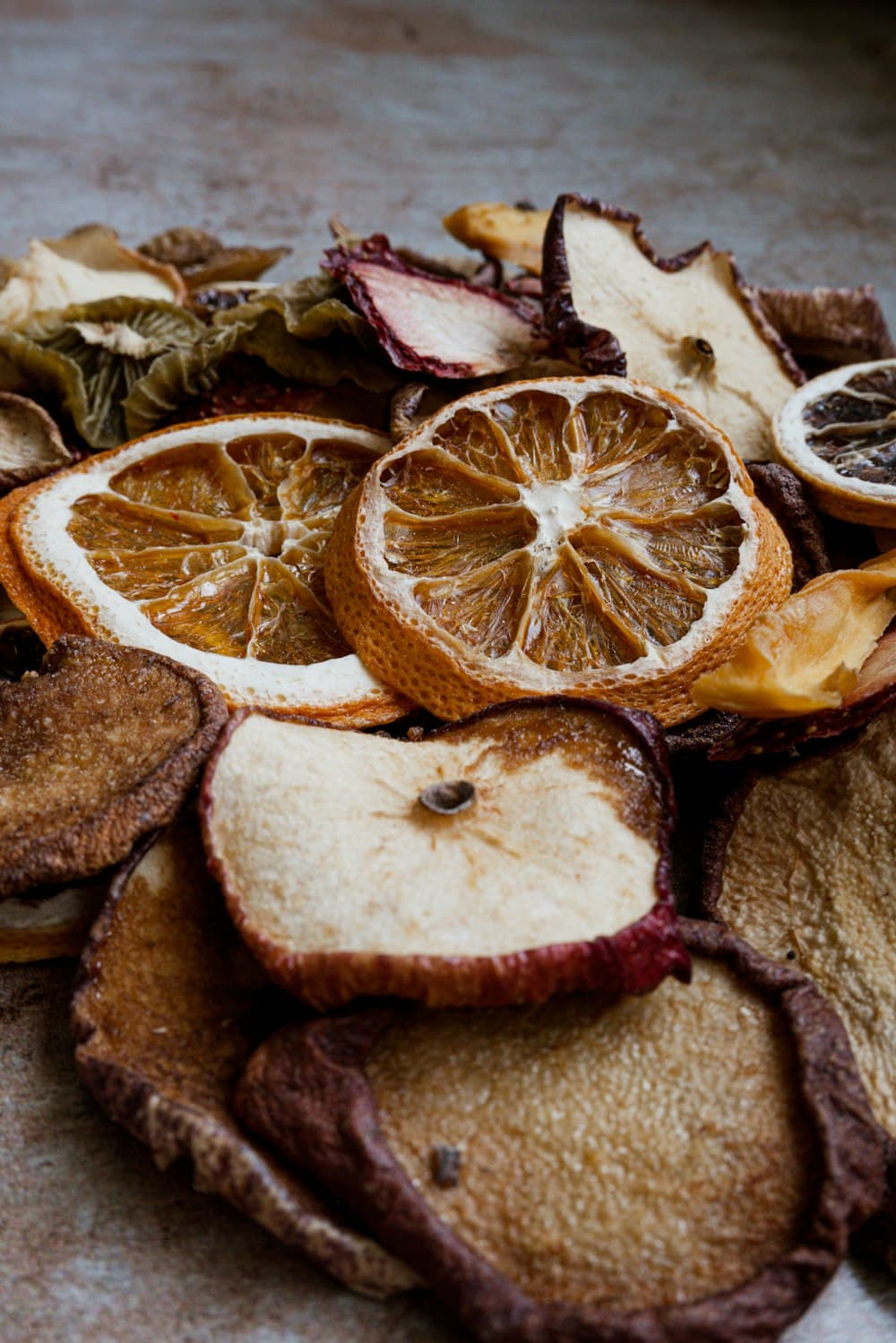 Dehydrated Fruit & Vegetable product photography